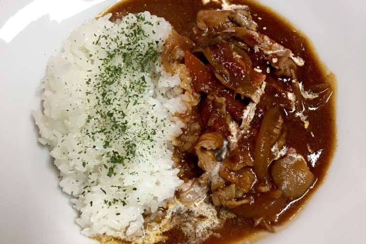 取り分け ルーなし簡単ハヤシライス レシピ 作り方 By 母33 クックパッド 簡単おいしいみんなのレシピが352万品
