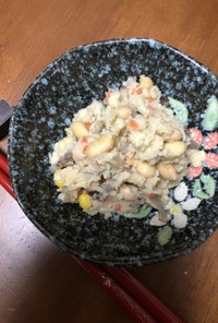 栄養満点の常備菜！ 優しい甘さのおから煮