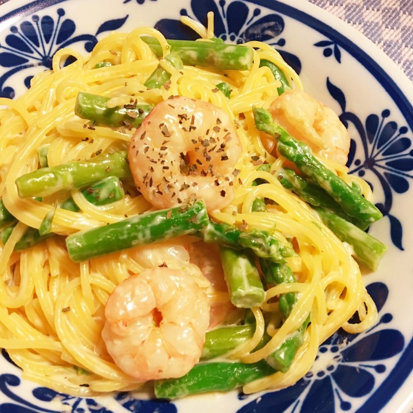 アスパラネギのクリームスープのレシピ