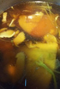 簡単美味・干しカレイの煮付け・スープ