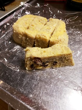 レンジで簡単!バナナおからケーキ