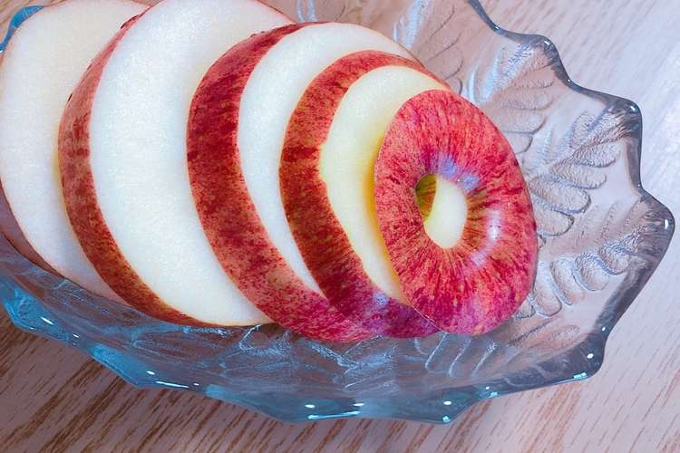 りんごを皮ごと食べる切り方のメモ レシピ 作り方 By ももにゃん クックパッド 簡単おいしいみんなのレシピが352万品