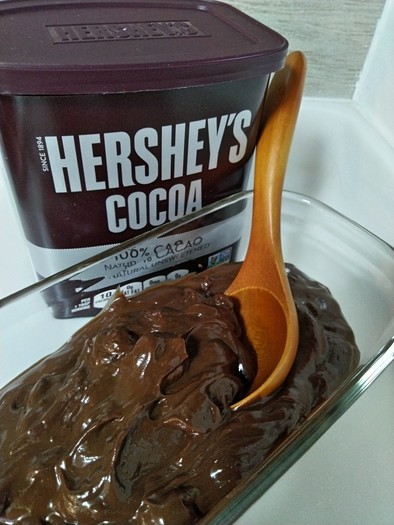ココアでチョコクリームの写真