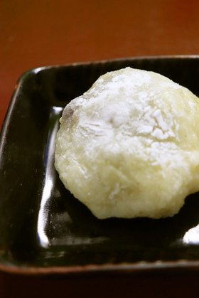 昼おやつ♪りんごの赤ワイン煮でクイック餅