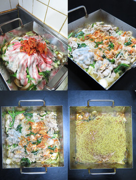 時短簡単美味☆豚肉のすき焼き風チリトリ鍋