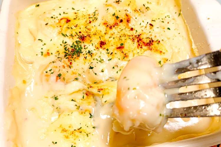 簡単 とろとろエビグラタン レシピ 作り方 By Makopeace クックパッド 簡単おいしいみんなのレシピが358万品