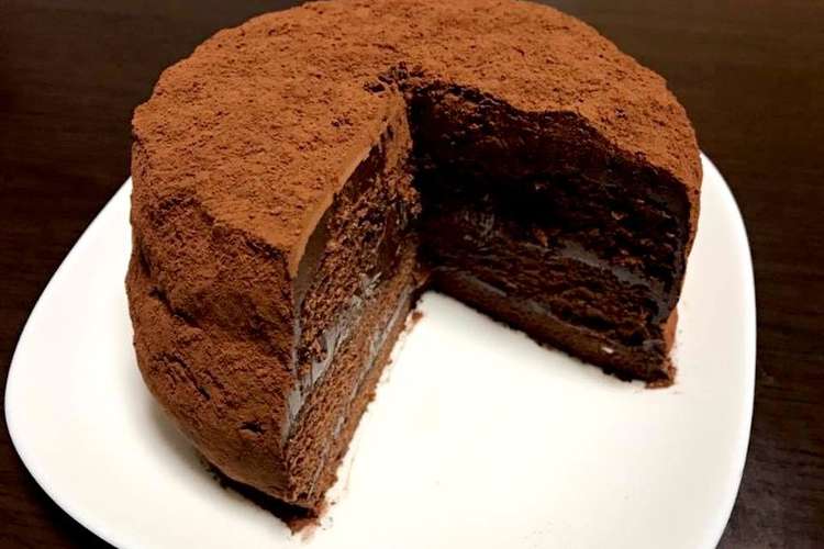 本格 しっとり 濃厚チョコケーキ レシピ 作り方 By 干物女脱出作戦 クックパッド