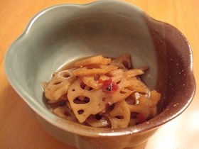 レンコンのきんぴら