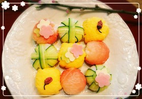 【手まり寿司】ひな祭り、お花見にも