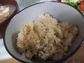 ☆アサリと油揚げの炊き込みご飯☆