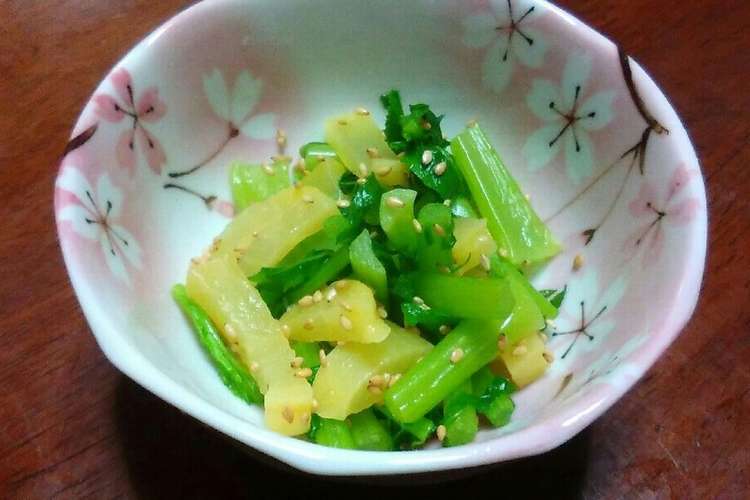 大根の葉と沢庵の和え物 レシピ 作り方 By ｄａｉｆｕｋｕ６ クックパッド 簡単おいしいみんなのレシピが351万品
