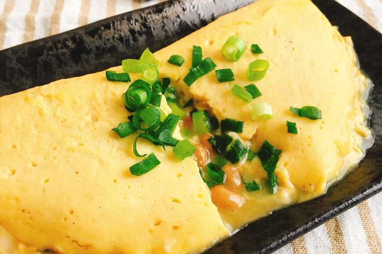 牛乳で簡単 ふんわり納豆チーズオムレツ レシピ 作り方 By 新米幸せママ クックパッド 簡単おいしいみんなのレシピが360万品