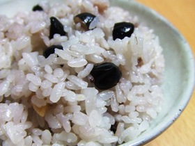 超簡単♪黒豆ごはん