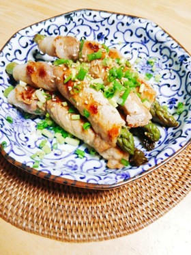 簡単!しょう油麹でアスパラ肉巻き★