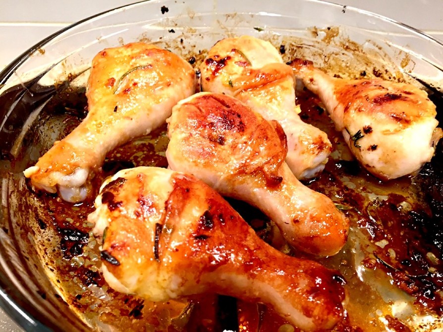ガーリックライムローストチキンドラムスティックのレシピ