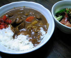 ワイン豚カレー