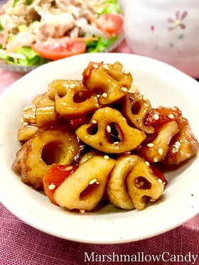 常備菜♡蓮根と竹輪の甘辛煮♡