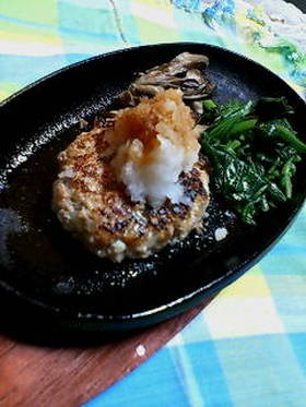 豆腐de和風ハンバーグ♪おろし&ポン酢♪