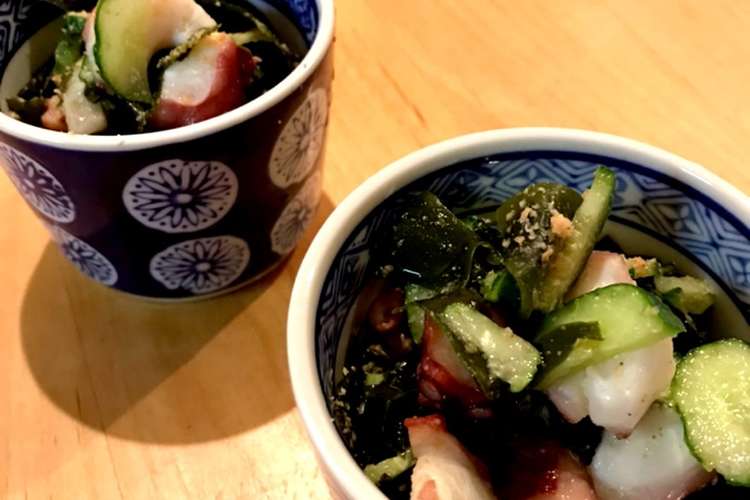 ど定番惣菜タコときゅうりのお酢の物 レシピ 作り方 By よっ クックパッド 簡単おいしいみんなのレシピが351万品