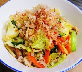 祖母の味!キャベツの甘辛和風炒め