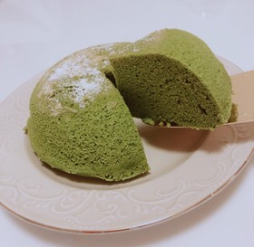 低糖質★しっとり抹茶おから蒸しパン