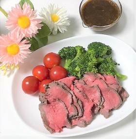娘に伝授!我が家のローストビーフ
