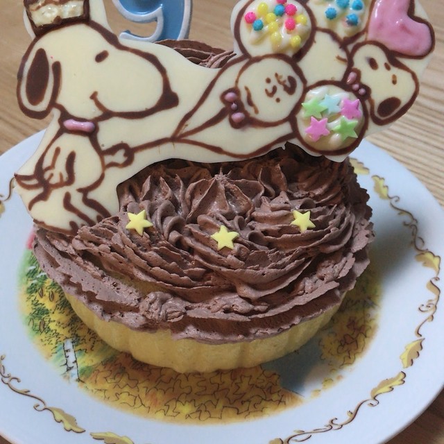 キャラケーキ プレート スヌーピー レシピ 作り方 By めいたんのママ クックパッド