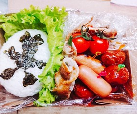 ディズニー キャラ弁♪ミニーちゃん♪