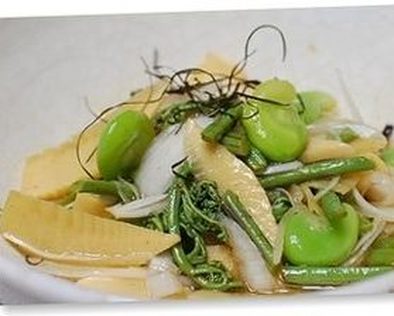 タケノコの若草サラダの写真