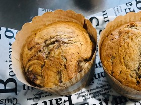 簡単☆チョコソースでマーブルカップケーキ