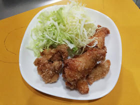 我が家の手羽元と鶏モモの唐揚げ