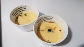お吸い物の素でレンチン茶碗蒸し