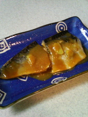 レンジで簡単~サバの味噌煮♪