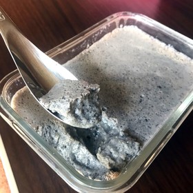 砂糖0!寒天で豆乳黒ごまプリン