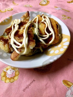 山芋のお好み焼き風