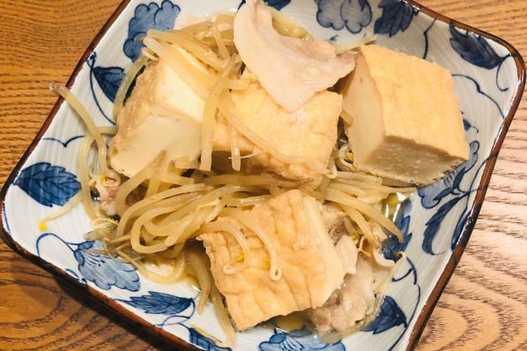 簡単 煮るだけ 豚肉と厚揚げの甘辛煮 レシピ 作り方 By 女子力高い系男子 クックパッド