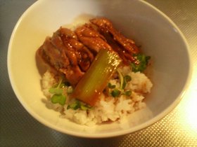 わさびタレの鶏照り焼き丼