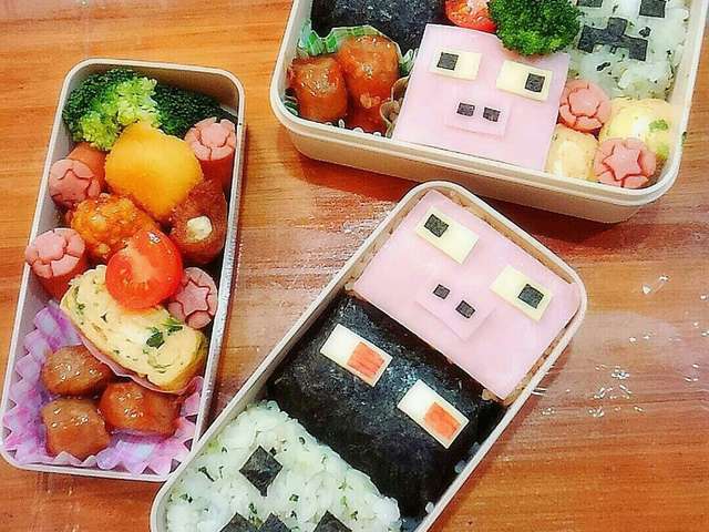 キャラ弁 マインクラフト Part１ レシピ 作り方 By あややん