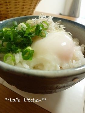 ■簡単美味しい!温泉玉子丼■