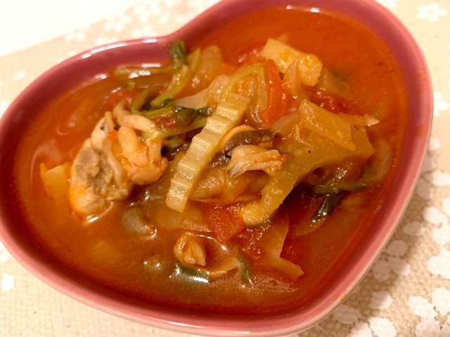 セロリ トマト スープ 365日のパンとスープ セロリとトマトのコンソメスープ