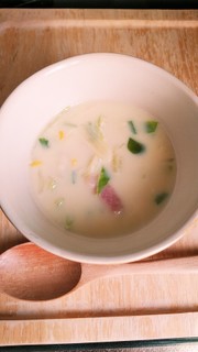 簡単♪野菜たっぷり食べるコーンスープ♪の写真