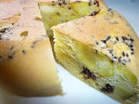 MIXとさつまいもを炊飯器でケーキに!