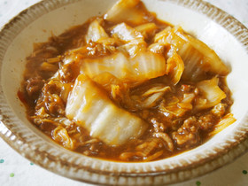 白菜麻婆♪白菜の甘味ととろとろが美味♪