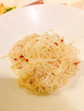白滝ダイエットレシピ簡単ペペロンチーノ