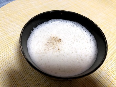 舞茸の豆乳ポタージュスープの写真