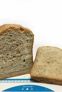 HBで100%全粒粉のパン