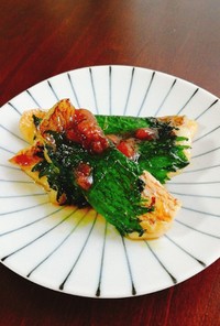 白身魚の梅ポン(酢)ソテー