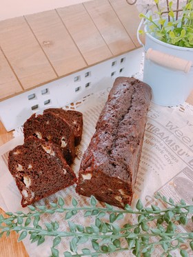 我が家のパウンドケーキ○*チョコバナナ