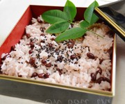 お鍋で簡単につくるお赤飯♪の写真