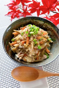 めんつゆで簡単★残り野菜の炒り豆腐